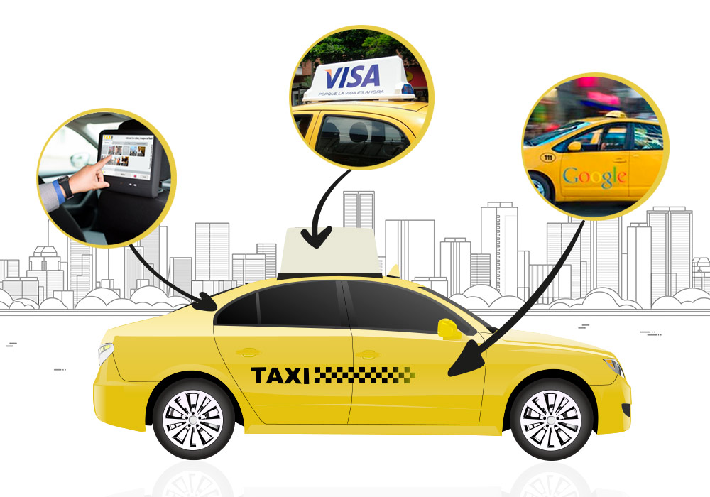 Contratar publicidad en taxis