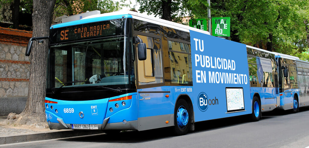 publicidad en autobuses