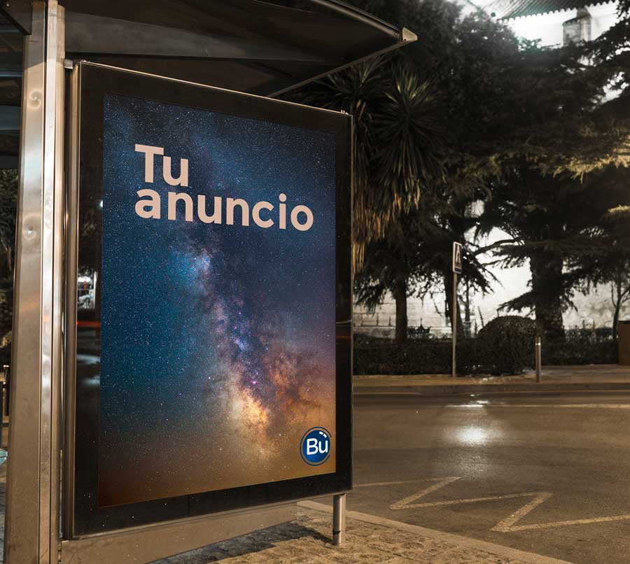 contratar publicidad exterior - Marquesinas autobús